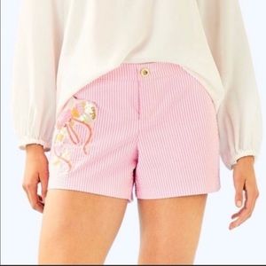 NWT LILLY PULITZER PINK LOBSTER SHORTS